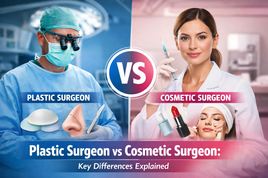 Plastic Surgeon vs Cosmetic Surgeon